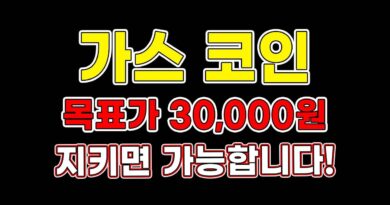 [#가스코인 #가스코인전망] 목표가 30,000원! 지키면 가능합니다!!
